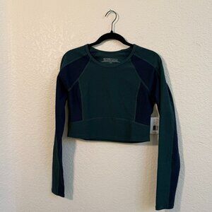 Beyond Yoga Spacedye Vivid Colorblock Pullover Size Large NWT $88